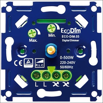 ECO-DIM.03 ECODIM DIMMER LED 0-500W FASEAAN/AFSN ECO-DIM.03 ECODIM DIMMER LED 0-500W FASEAAN/AFSN